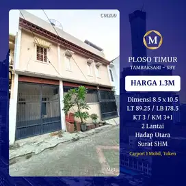 Rumah Ploso Timur Tambaksari dkt Lebak Kenjeran Pacar Kembang UNAIR