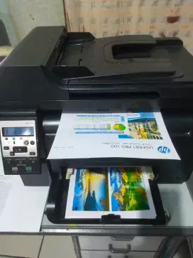 Printer LaserJet warna HP MFP M175nw normal bagus