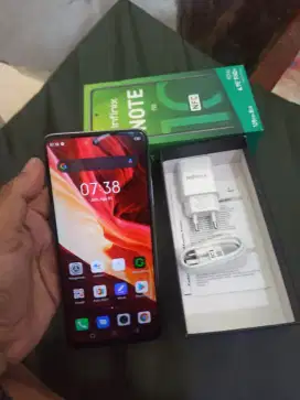 Infinix note 10 pro 8/128 fullset NFC