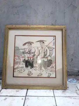 Lukisan Kertas China Antik