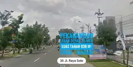 JUAL Tnh Pekarangan LD 20 mtr, Jl Raya Propinsi, Jiwan MADIUN