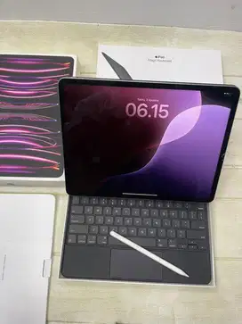 Ipad pro M2 128gb 12.9 free magic keybord pencil original
