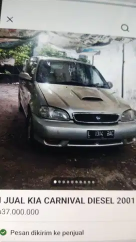 DI JUAL KIA CARNIVAL DIESEL TH 2001