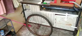 Gerobak almunium murah