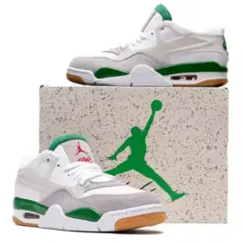 Jordan Sepatu Pria Air 4 RM - White FQ7939-103 Original store
