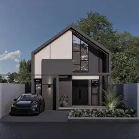 Rumah murah nempel JL raya di kota depok