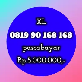 NOMOR CANTIK KOLEKSI XL 168 168