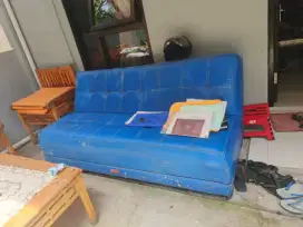 Sofa Bed Biru 130x200