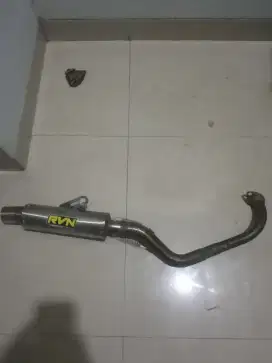 Knalpot fullsystem inlet 38,untuk soul gt 113/yamaha 54p