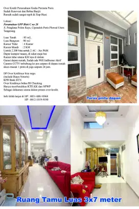 Over kredit rumah SHM Graha Permata Poris
