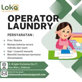 Lowongan Kerja Operator Laundry
