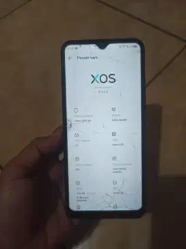 Infinix hot 20i 4/64 retak depan sesuai poto