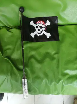 Bendera sepeda touring bendera one piece bendera tengkorak
