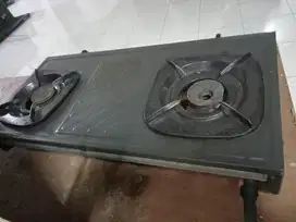 Kompor 2 tungku bekas rinnai normal