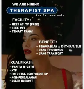 DI BUTUHKAN TERAPIS WANITA