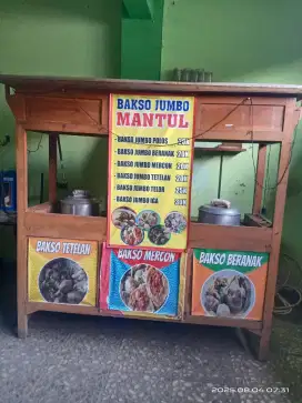 Dijual Gerobak Bakso (Jati)