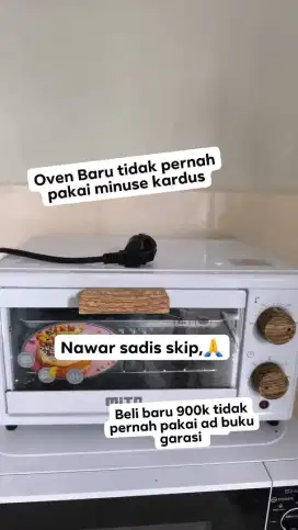 Oven gak pernah pakai