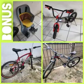 Jual borongan sepeda gunung bonus banyak