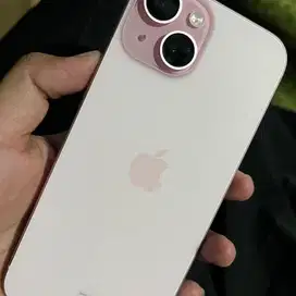 Iphone 15 pink 128 gb garansi on BH 100%