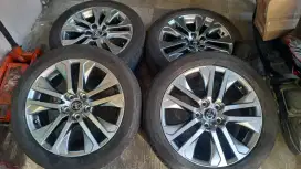 di jual velg toyota zenix tipe Q r18 original+ban dunlop msh bawaan