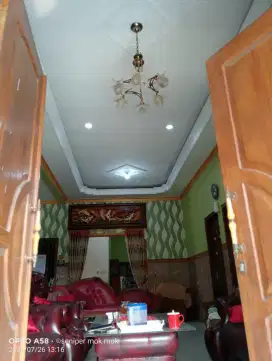 Plafon gipsum dan plafon pvc