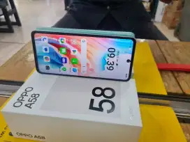 Oppo A58 Ram 6/128 gb mulus ky Baru lengkap