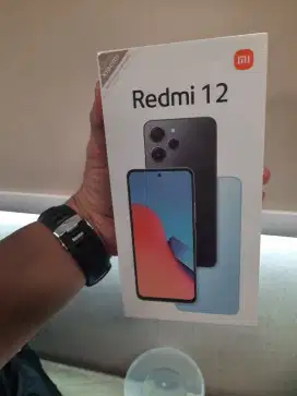 Redmi 12 Baru 8/128gb warna biru