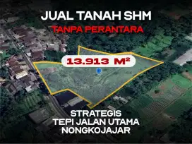 Tanah Strategis - SHM - Tepi Jalan