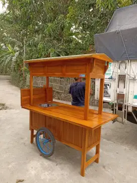 Gerobak Angkringan, Bakso, Mie Ayam, PeceL, Bubur, Sate,Roti Bakar dlL