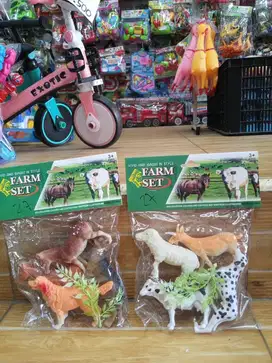 mainan anak set fram animal ternak