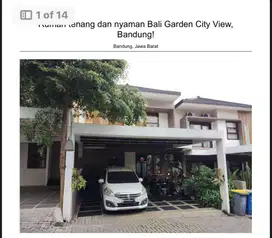 For sale Rumah 2 lantai nyaman di bali garden city view