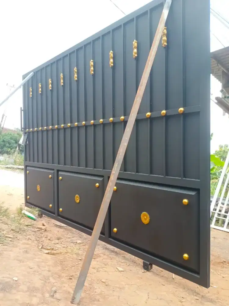 Bengkel las Lampung tralis kanopi pintu pagar gerbang tangga