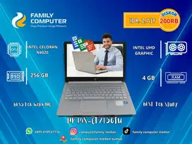 HP 14S-CF2156TU 14INC HD|CELERON N4020|RAM 4GB|SSD 256GB NVME|BACKLITE