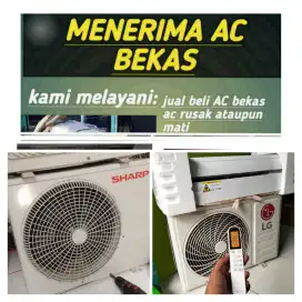 Terima ac bekas rusak