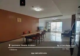 Disewakan Apartemen Thamrin Residences High Floor 3BR+1 Full Furnished