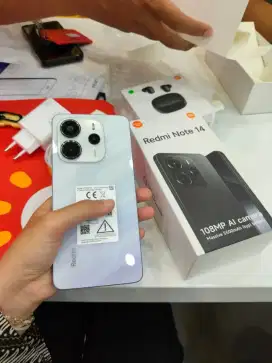 Redmi note 14 4G purple free buds 6 play. Bisa kredit tanpa dp
