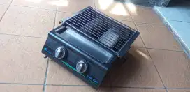 kompor gas pemanggang premium merk blue gaz 2 tungku