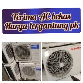 Terima ac bekas rusak