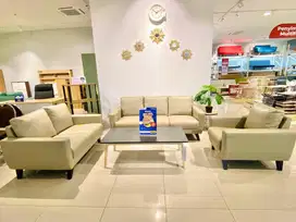 SET SOFA GARSON SELMA BAHAN KULIT SINTETIS