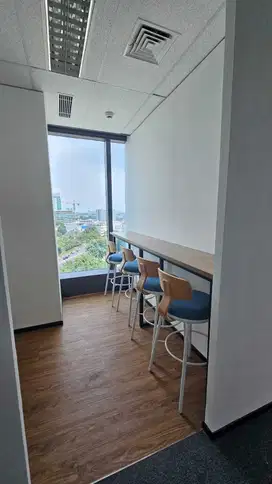 SEWA KANTOR JAKARTA FULL FURNISH GEDUNG MID POINT 151sqm
