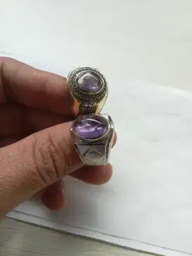 Batu Cincin kecubung Kalimantan