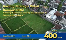 Jual Tanah Murah Dekat UMM Lokasi Ideal untuk Hunian & Kos-Kosan