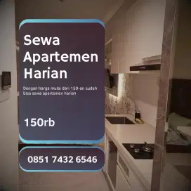 Menyewakan apartemen harian green pramuka city murah