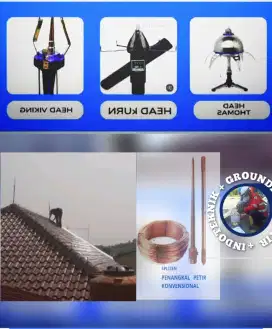 ahli jasa pasang penangkal petir dan grounding mesin pondok gede