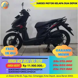 HONDA NEW BEAT CBS 2020 CASH/KREDIT DP MULAI 500RB