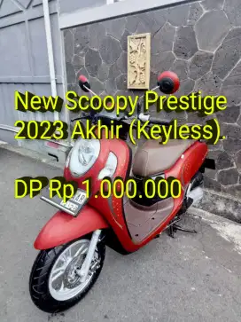 Scoopy Prestige 2023 Akhir. Keyless. Standar. Mulus.Ori.Cash/Kredit/TT