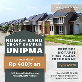 Rumah Siap Bangun Dekat UNIPMA