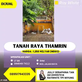Dijual Tanah 0 Jalan Raya Tharmin Sidoarjo
