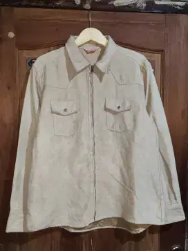 Work jacket Suede Golden Brown L