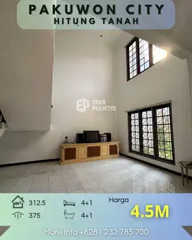 Rumah Villa Riviera Pakuwon City HITUNG TANAH, MURAH